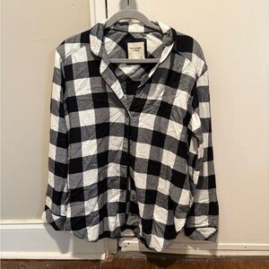 Abercrombie and Fitch Buffalo Check Flannel